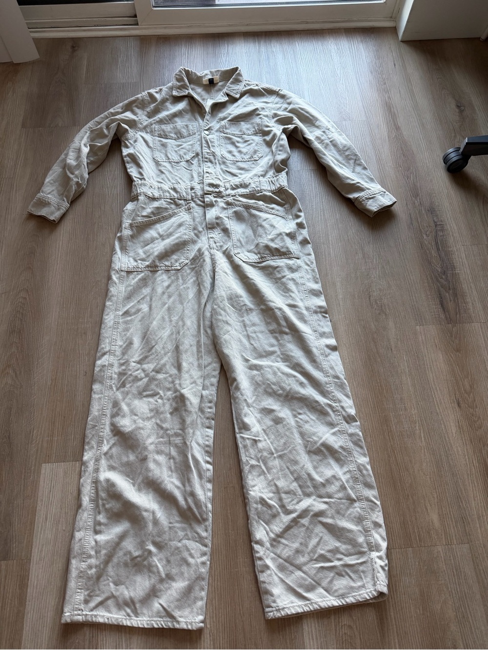 Universal Thread Cream Utility Coverall Jumpsuit